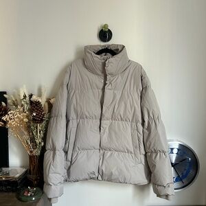 COS Beige Puffer Jacket